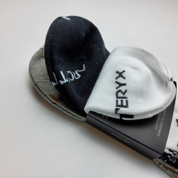 Arc'teryx Lightweight Merino Wool Ankle Socks 3pk Size L (M9-12.5) - Picture 7 of 7